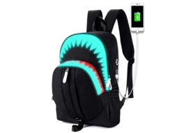 Mochila Escolar, Feminina Com Usb, Brilhante