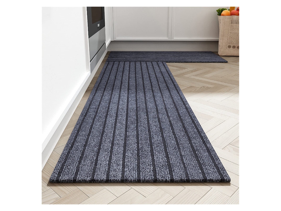 Conjunto De Tapetes De Entrada Ehstmind Antiderrapantes Absorventes Frente Pia Lavável Multicor (100x50x50cm)