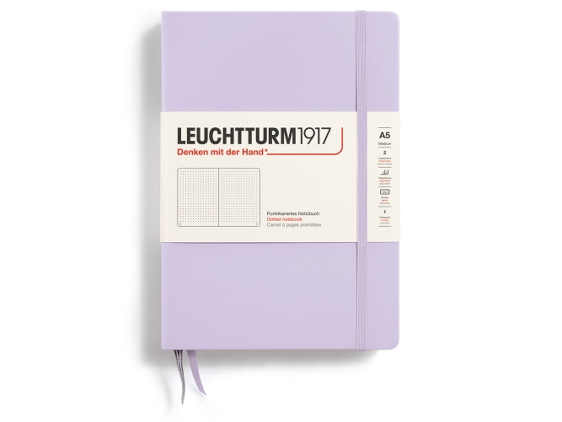 Lt Notebook A5 Hard Dotted Lilás Brilvibera