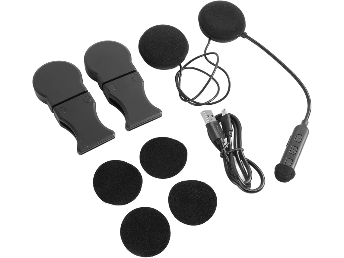 Casque Bluetooth Para Moto, Longue Durée De Veille, Son Musique Stéréo Clair Une Conduite Plus Sûre,