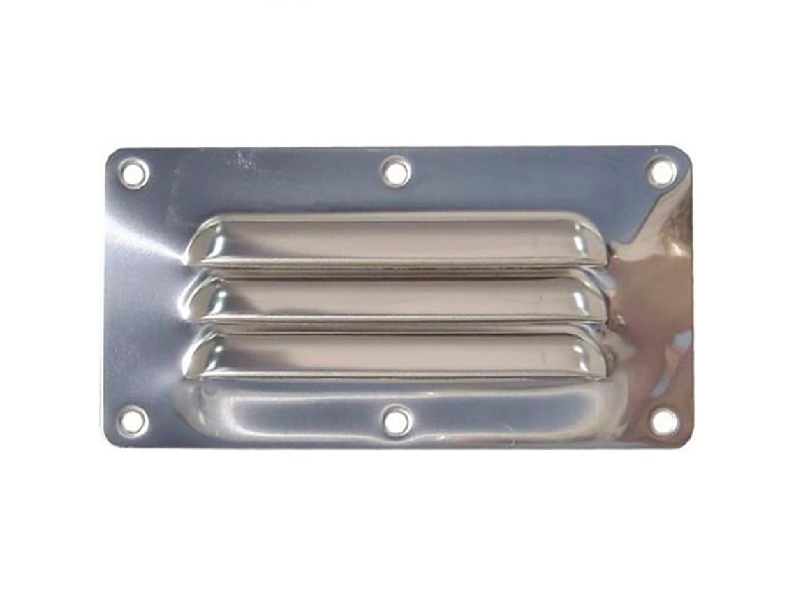 Grade de Ventilação de Aço Inoxidável Prateado 115 X 230 Mmgoldenship