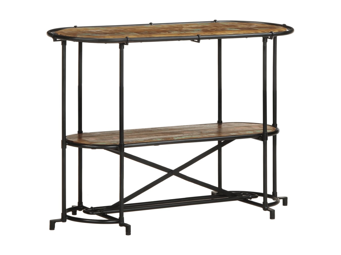 Console Table, Console Tables Vidaxl Marrom Madeira Recuperada (n/a)