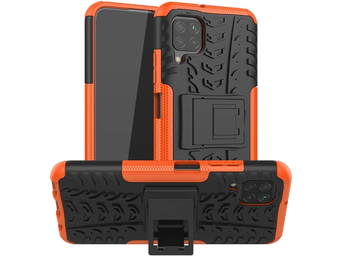 Capa Híbrida Camada Blindada Robusta Resistência para Huawei Nova 6 Se HONGWE. Seda Laranja