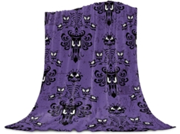 Manta De Flanela Para Acampamento De Halloween - Mansão Mal-assombrada De Halloween De 40 X 50 - Cobertor De Acampamento De Anim-aquaforge