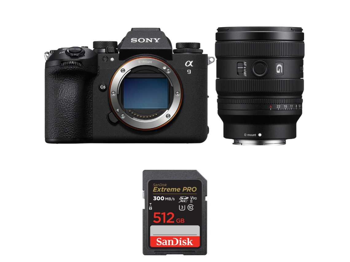 A9 Iii + Fe 24 50mm F/2.8 G + 1 Sandisk 512gb Uhs ii 300mb/s + Ebook “20 Dicas para Fotos Que Impressionam” SONY