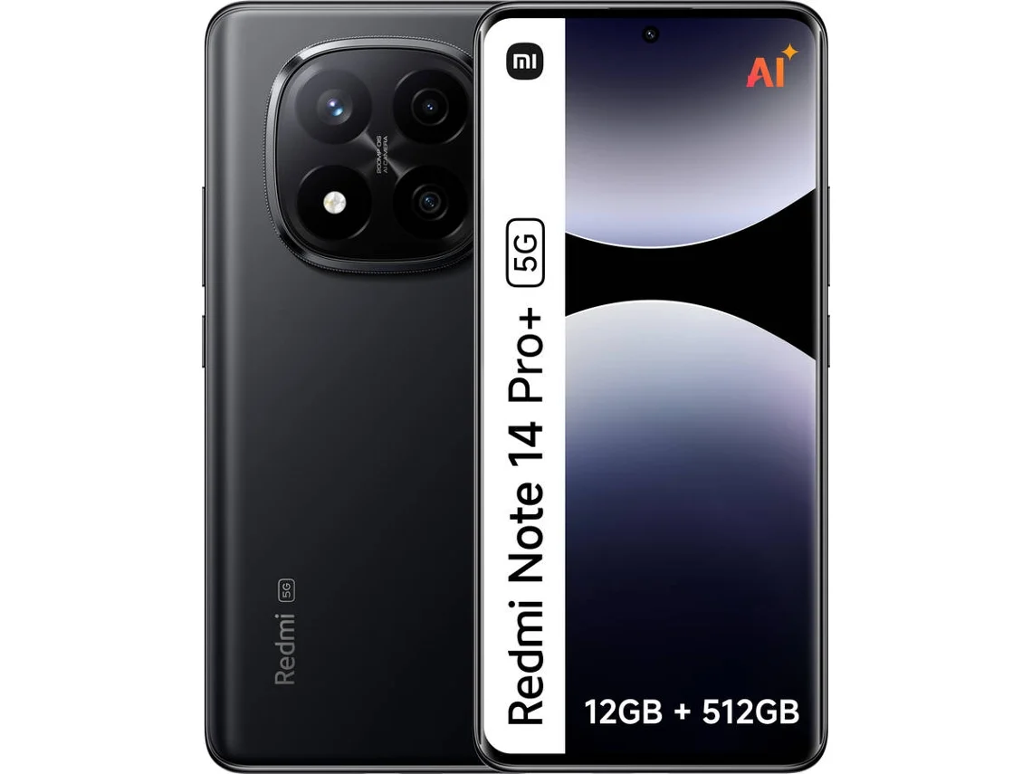 Smartphone XIAOMI Redmi Note 14 Pro+ 5G (Outlet Caixa Aberta - 6,67'' - 12 GB - 512 GB - Preto)