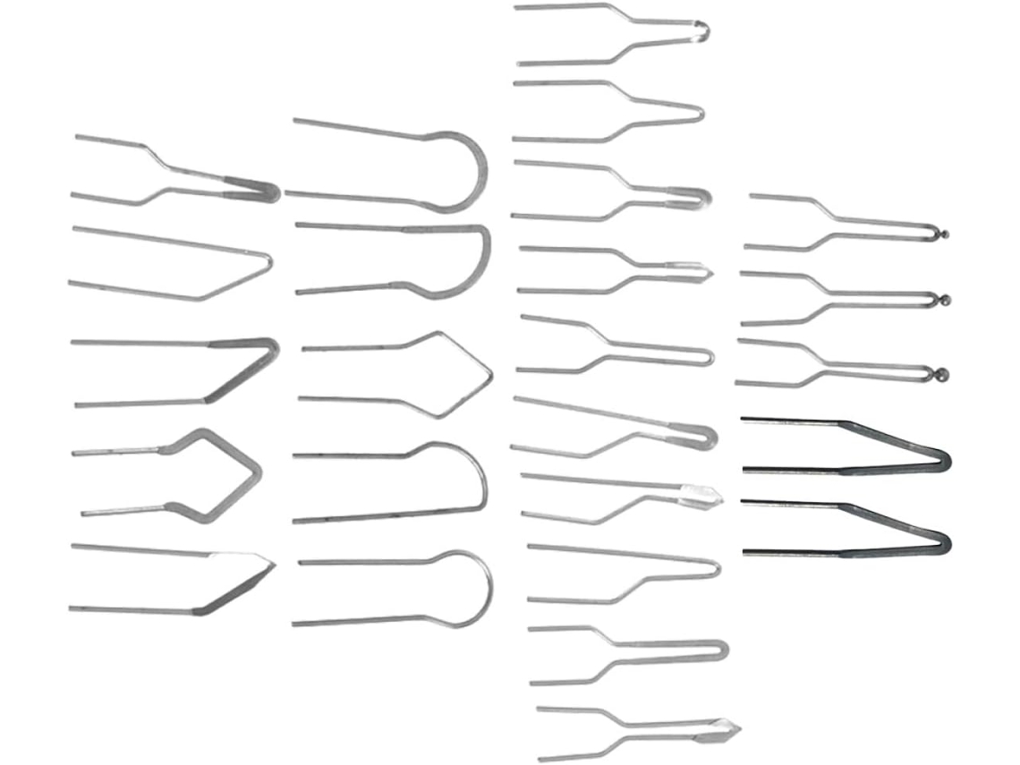 25 Pontas de Pirografia Amosfun para Ferro, Kit Completo com Fio e Sortidas
