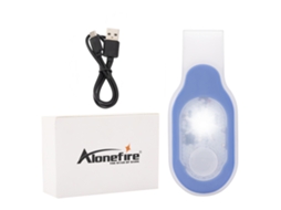 Luz de Segurança Recarregável Via Usb, Ideal para Caminhadas, Acampamentos, Etc. MDUG (luz Azul Fria)