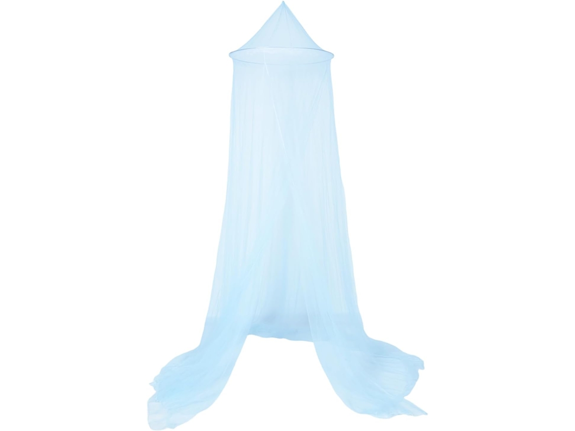 Mosquiteiro Princesa Com Renda Azul Para Cama E Berço, Dossel Suspenso Respirável Para Meninas, Proteção Contra Insetos