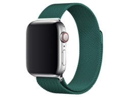 Bracelete Pulseira Milanese Mesh para Apple Watch Series 7 41Mm Pine Green