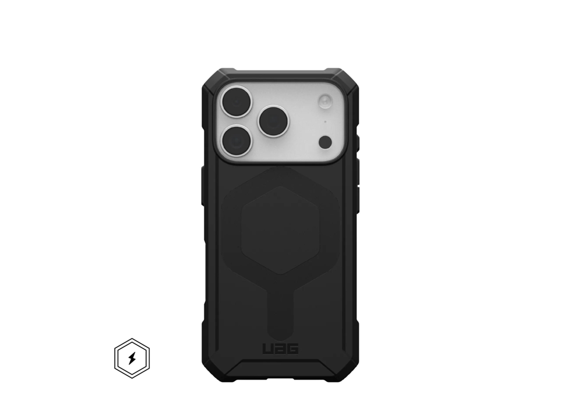 Capa Urban Armor Gear Essential MagSafe iPhone 17 Pro (Preto)