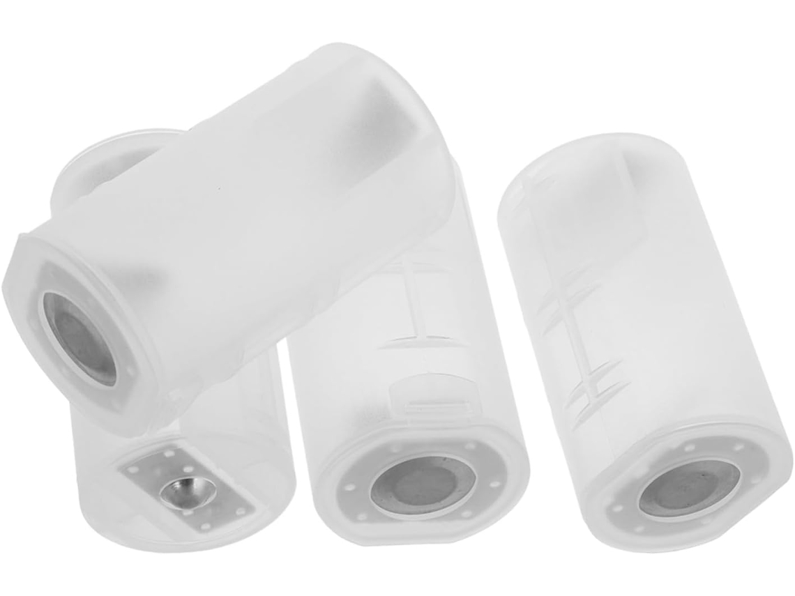 Conjunto De 4 Adaptadores De Plástico Para Pilhas Aa