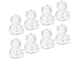 Caixa De Doces Em Formato Urso, 8 Unidades, Para Festas