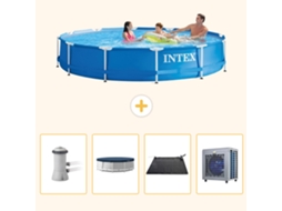 Intex Piscina Com Estrutura Redonda - 366x76 Cm - 5-peças S176
