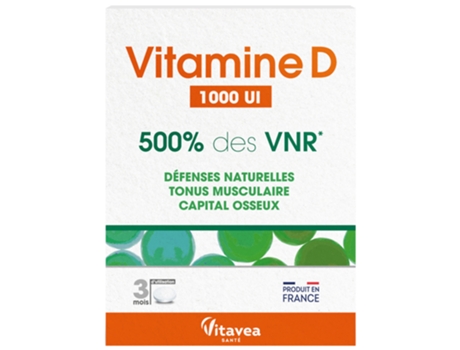 Vitamina D 1000 UI 90 comprimidos VITAVEA