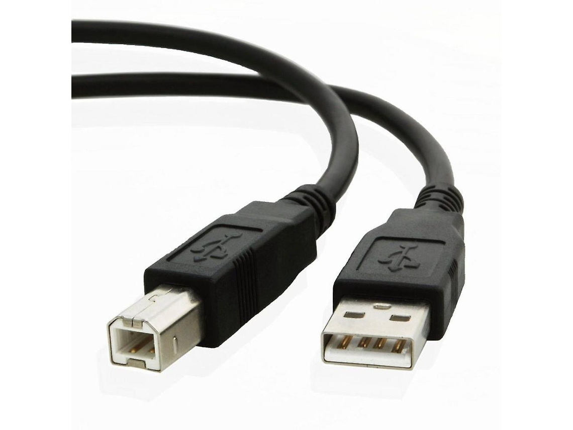 Cabo Lurelia USB-A para USB-B, dados para impressoras, scanners e controladores MIDI.