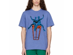 Rockinstone Bill And Ted Words On A Shirt Heather Light Blue Adult T-shirt Size:s