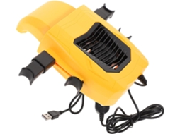 Ventilador Portátil Usb Para Carro Com Velocidade Ajustável, Ventilador De Resfriamento Em Abs Para Assento Carro, Ideal