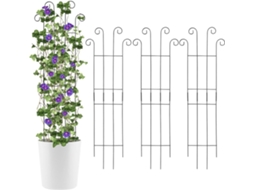 Treliça para Plantas Suportes Altos Decorativos e Ajustáveis, 81,3 Cm, Canteiro Elevado, Espaldeira para Plantas, CHABERLU