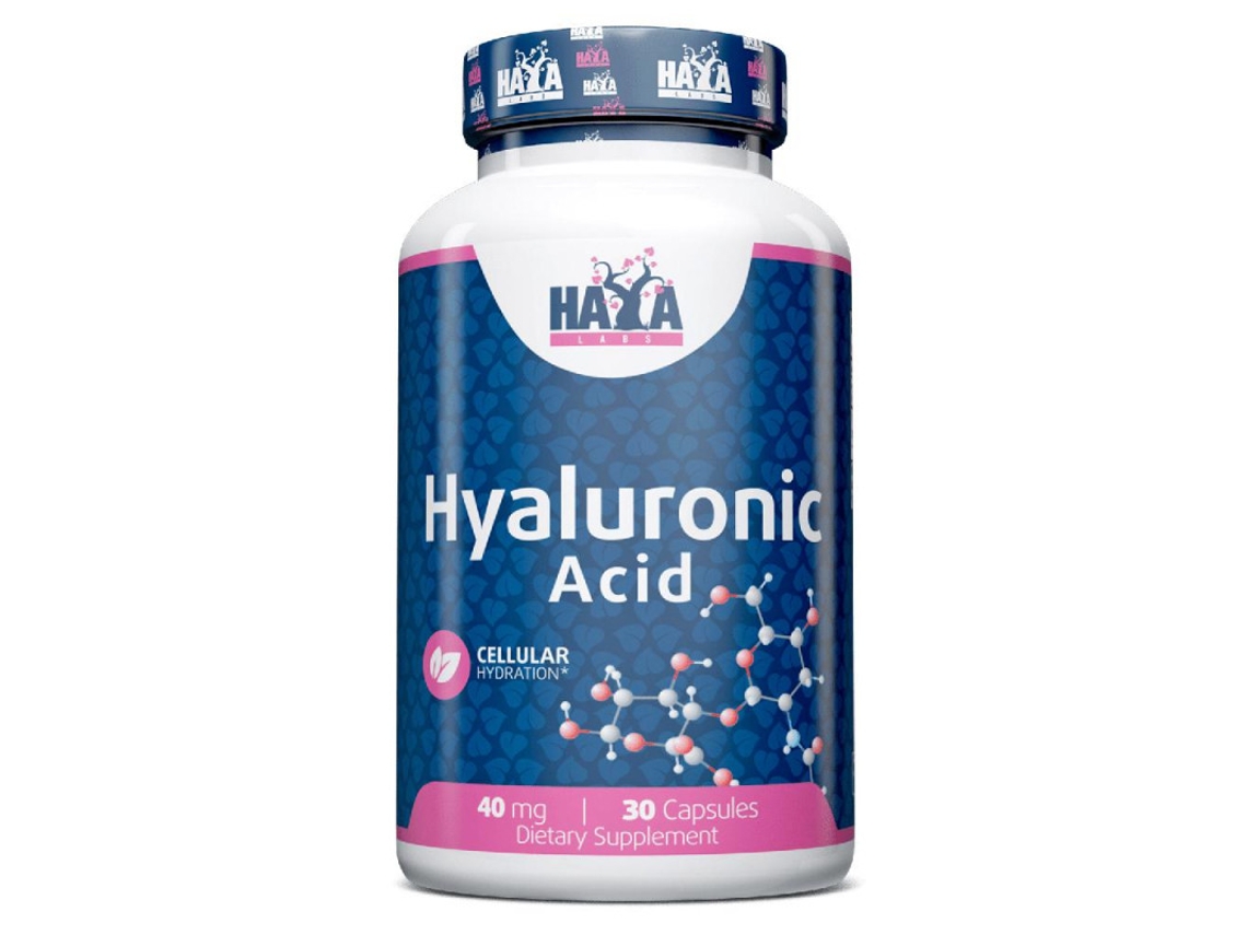 Ácido Hialurônico 40mg - 30 Cápsulas De Haya Labs