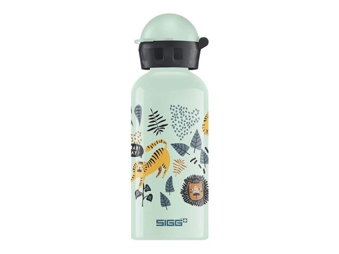 Garrafa Para Criança Em Alumínio - Safari - 0,4l - Verde Amêndoa