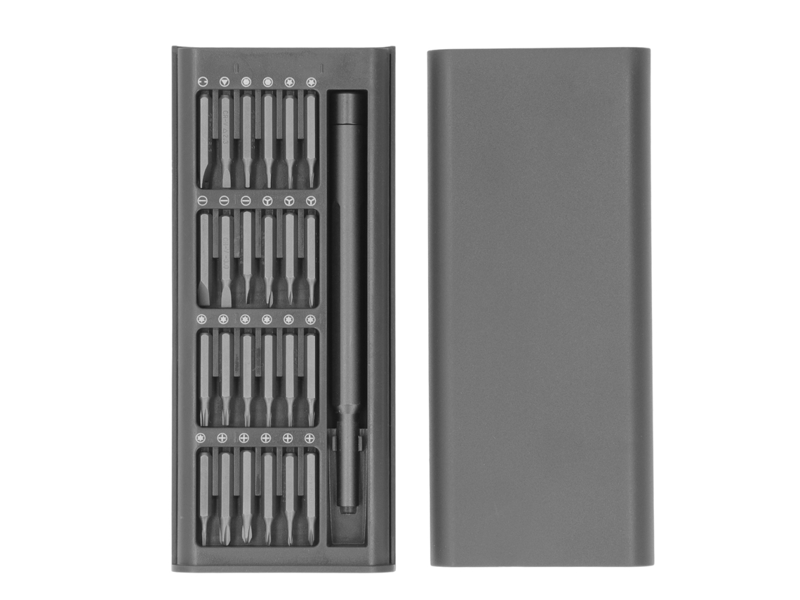 Kit De Parafusos Preciso Com Cabo Ergonômico E 24 Bits Cvs Para Reparação De Relógios, Telefones E Câmeras