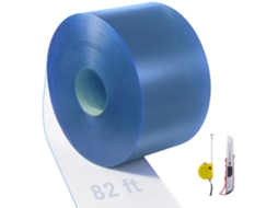 Cortina De Tiras Em Pvc Transparente 2500x20cm 2mm Para Isolamento, Controle De Temperatura E Proteção Tekmaquinas