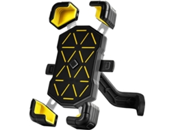 Suporte para Celular de Bicicleta, Adequado para Celulares com Tela de Até 7,2 Polegadas, Anti vibração para Guidão de Bicicleta JYTGALX (preto)