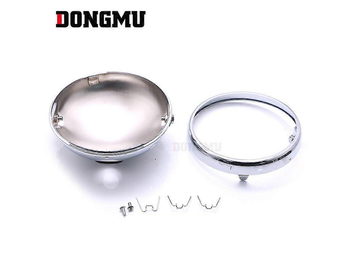 7-inch Led Harley Motorcycle Headlight Modified Lamp Shell Retro Motorcycle Shell Led Lamp Housing Motorcycle Headlight Shellsilver