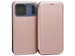Capa Carteira Magnética Beline Para Iphone 17 Pro Max - Ouro Rosa