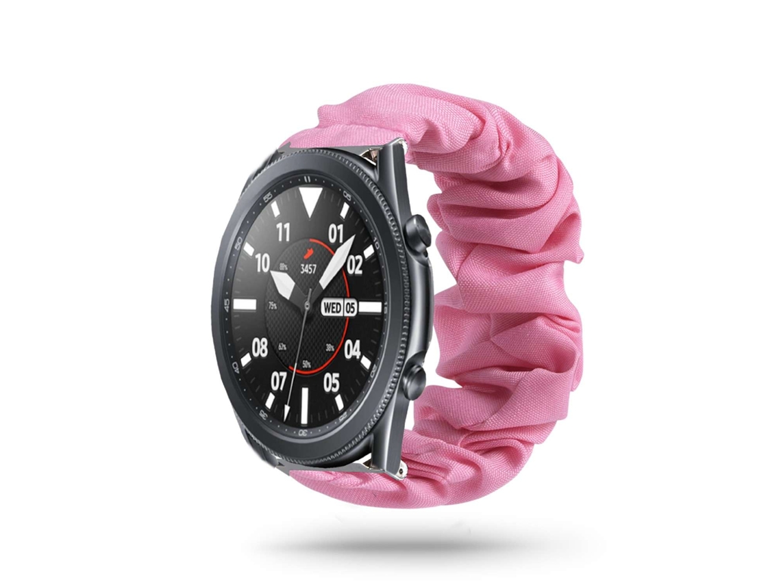 Bracelete Amazfit Bip Lite Pulseira Scrunchie Rosa