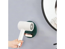 Suporte de Secador Cabelo Dobrável Moderno para Banheiro, Montagem na Parede, Ve Rde GOKOCO
