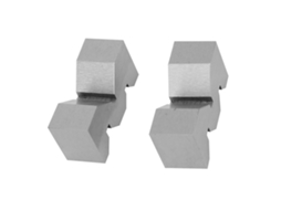 2 Peças De Bloco Em Forma De V De Aço Carbono Tipo M De Alta Precisão De 50mm Para Medição De Plataforma