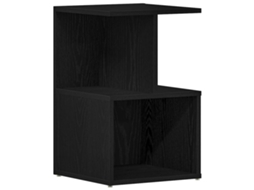 Armário de Cabeceira Carvalho Preto 35 X 35 X 55 Cm MAISON EXCLUSIVE