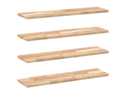 Floating Shelf, Floating Shelves Vidaxl Marrom Madeira De Acácia (100 X 20 X 2 Cm)