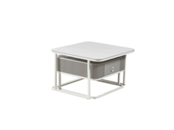 Mesa de Centro HOME ESPRIT Branco 70 x 70 x 45 cm