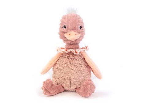 Peluche Simples Hipopótamo Rosa 0 Meses Macia E Leve Com Caixa Les Deglingos