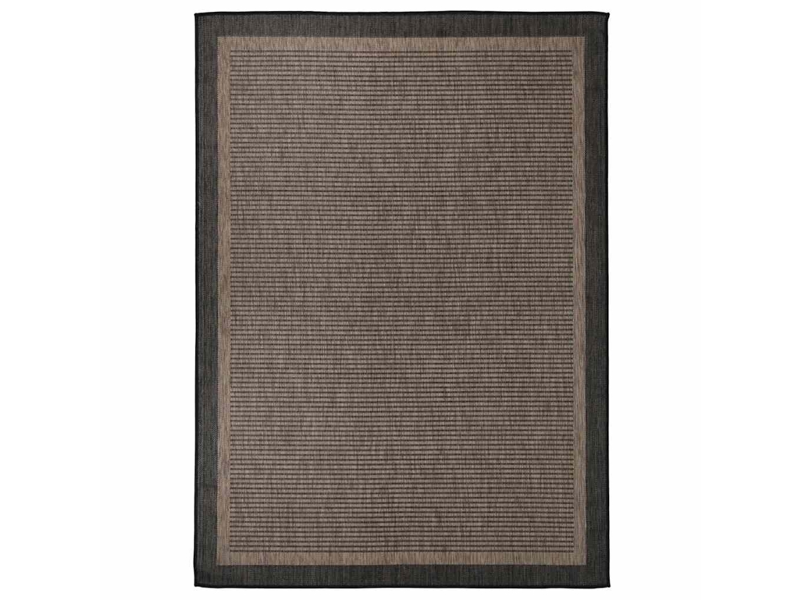 Vidaxl Tapete De Tecido Plano Para Exterior 200x280 Cm Castanho-escuro