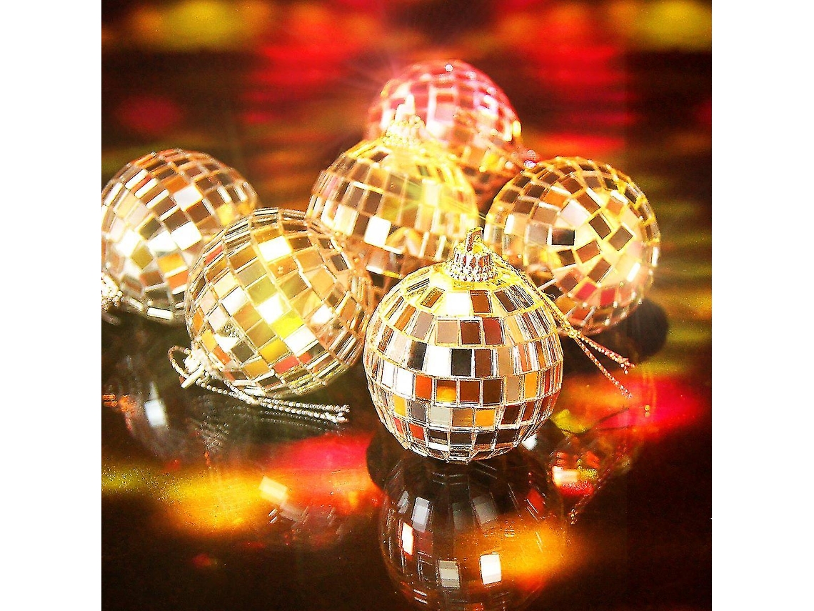 Bolas De Espelho 1,2 Polegadas, 12 Unidades, Decoração Para Palco, Discoteca, Dj, Dança