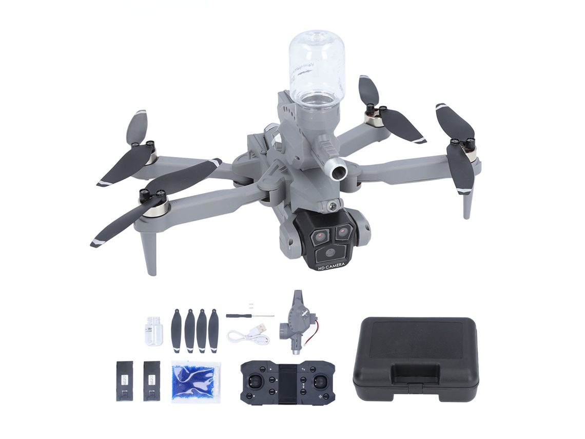 Mali drone Sem Escovas com Câmera 4k Fotografia Aérea Controle Remoto Iniciantes 2 Baterias