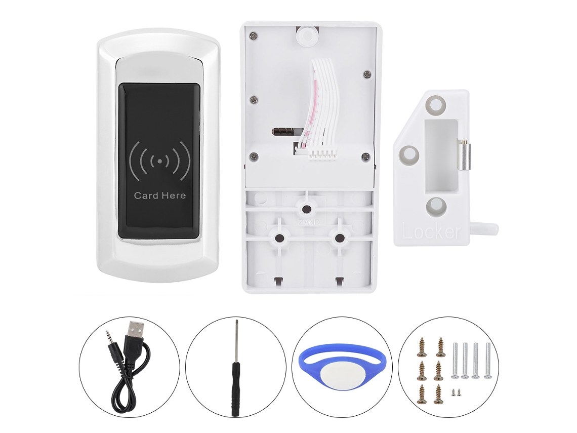 Smart Dater Para Cacifo Por Indução (modelo Zd207, Prateado, Com Pulseira De Silicone Com Cartão)