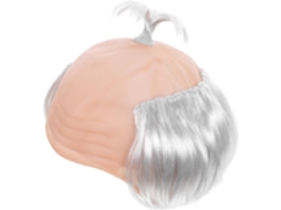 Prótese Capilar Realista De Careca Para Cosplay Masculino, Acessório De Cabelo Leve, Ideal Para Festas.