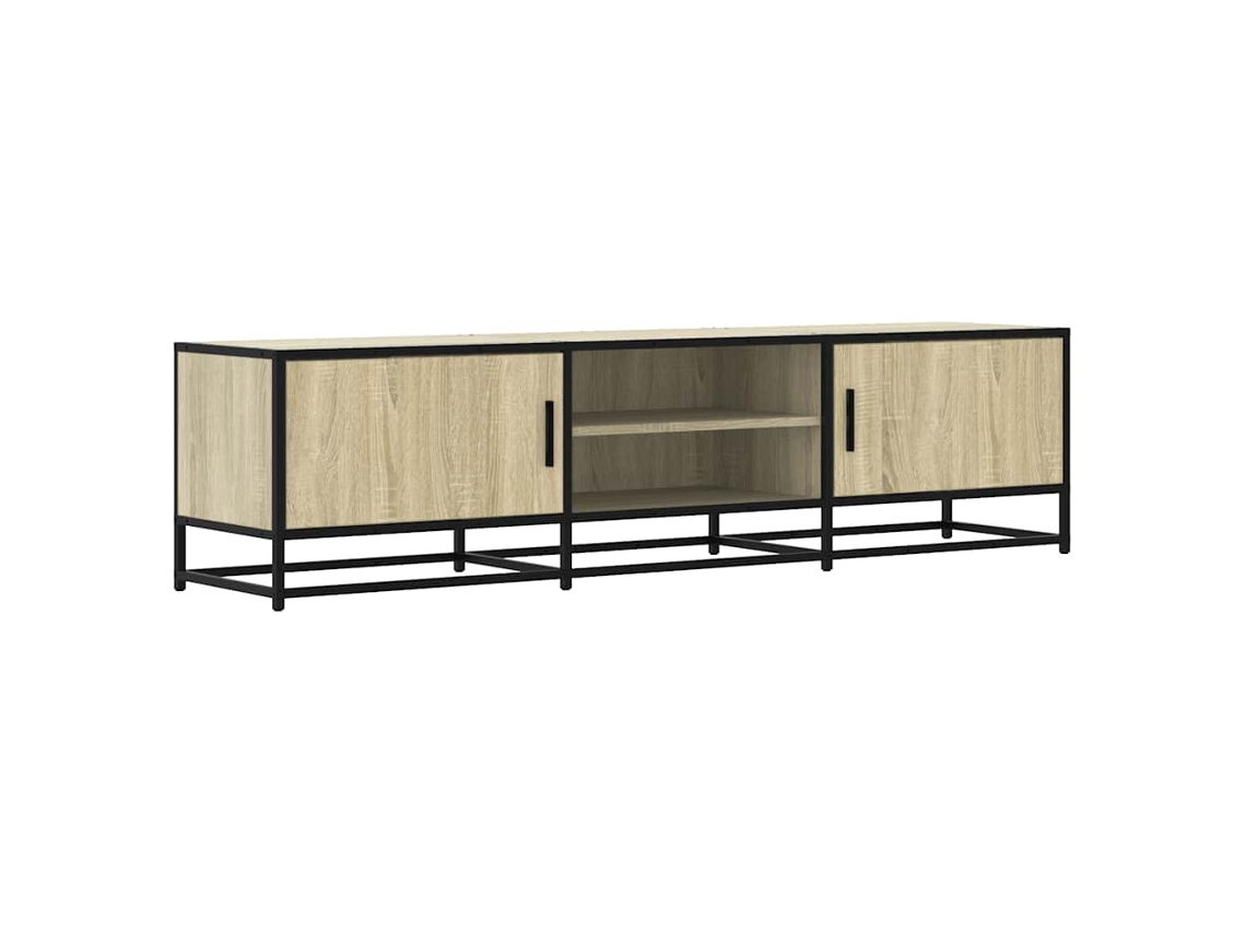 Tv Cabinet, Tv Cabinets Vidaxl Marrom Madeira Processada (n/a)