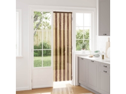 Vidaxl Cortina De Insetos Chenille Marrom E Bege 56 X 200 Cm 100% Pp