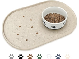 Tapete para Alimentação de Animais de Estimação, Adequado para Cães e Gatos, Silicone Antiderrapante Impermeável, Ergonômico, Uso Diário STELASPLEN
