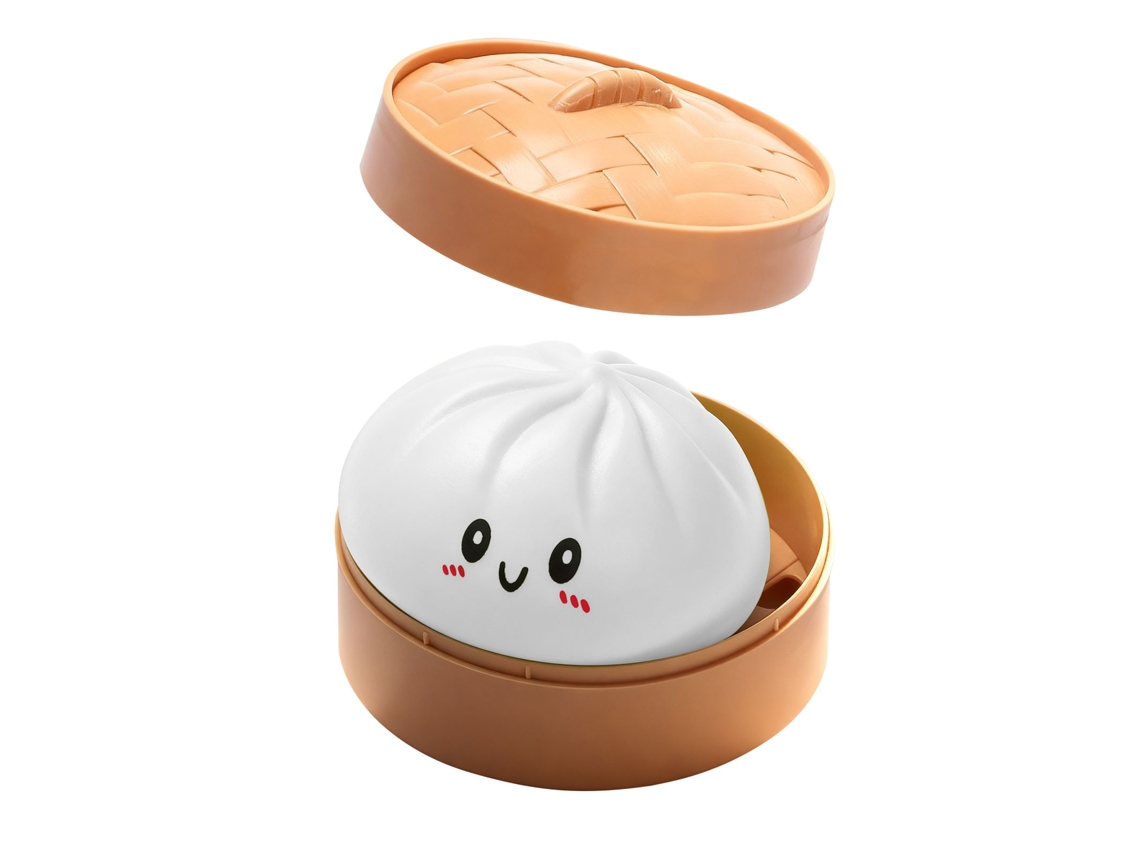 Bun Branco, Brinquedo de Estresse Macio com Efeito Rebound Lento para Relaxar LAXISCREED