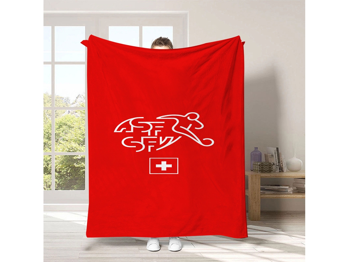 Manta polar seleção Suíça ASF SFV, fleece 150x130cm STELASPLEN