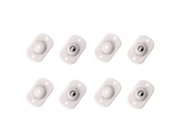 2026 Store 8 Peças Rodas Universal Mini Caster Autoadesivas Silenciosas Sem Furo para Cadeira de Escritório Armário