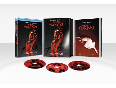 Blu Ray Carlos Saura Trilogia Flamenca + Libro 64 Pags