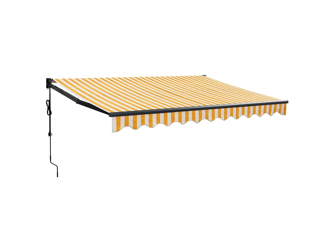 Automatic Retractable Awning, Automatic Retractable Awnings Vidaxl Multicolor Tecido (3.5 X 2.5 M)
